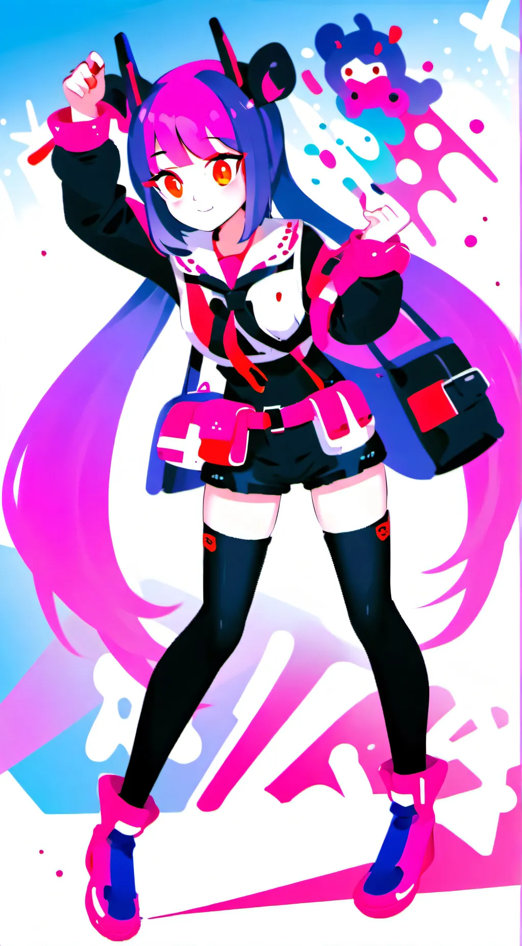 ai character: Miku background