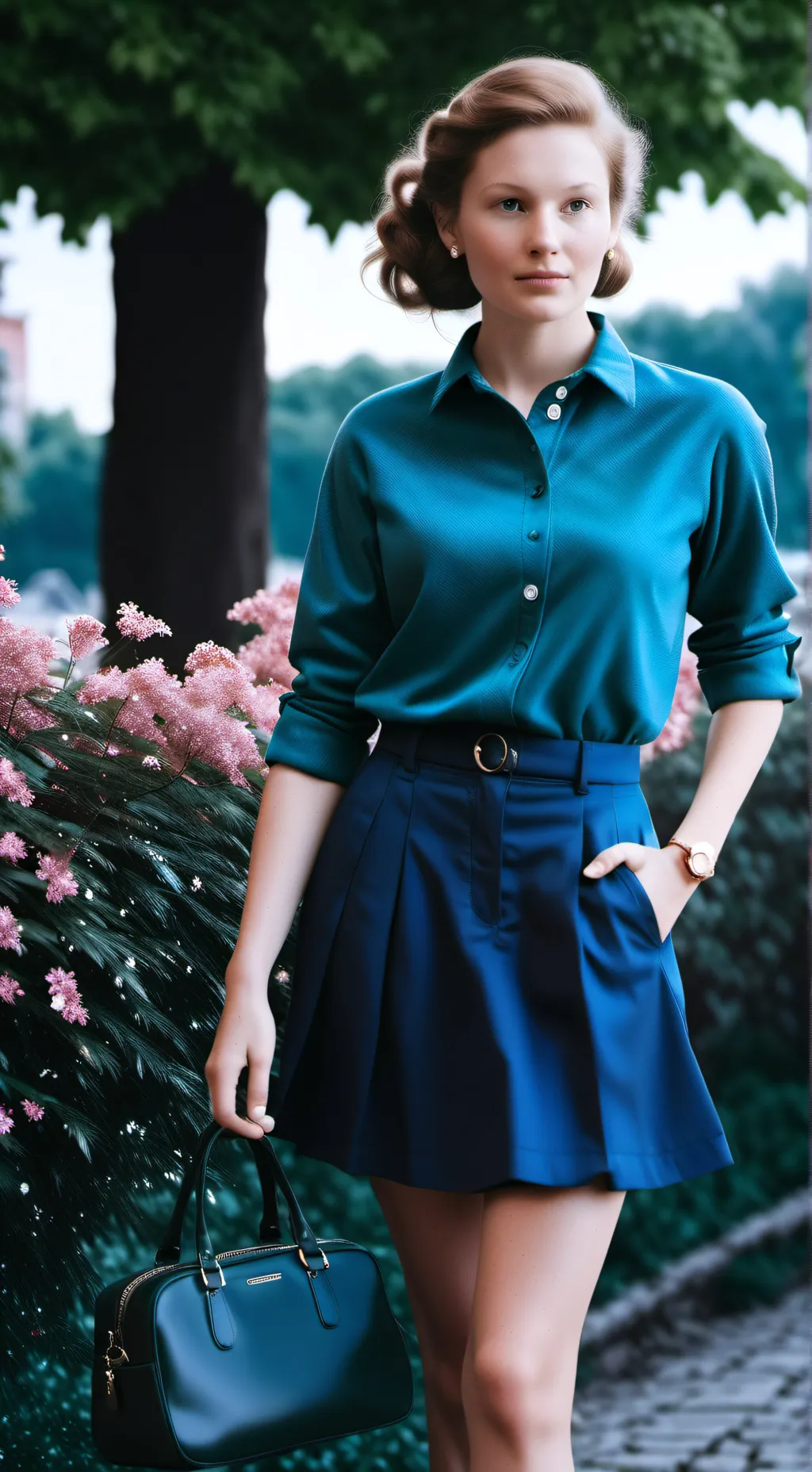 ai character: Donna Beltick  background