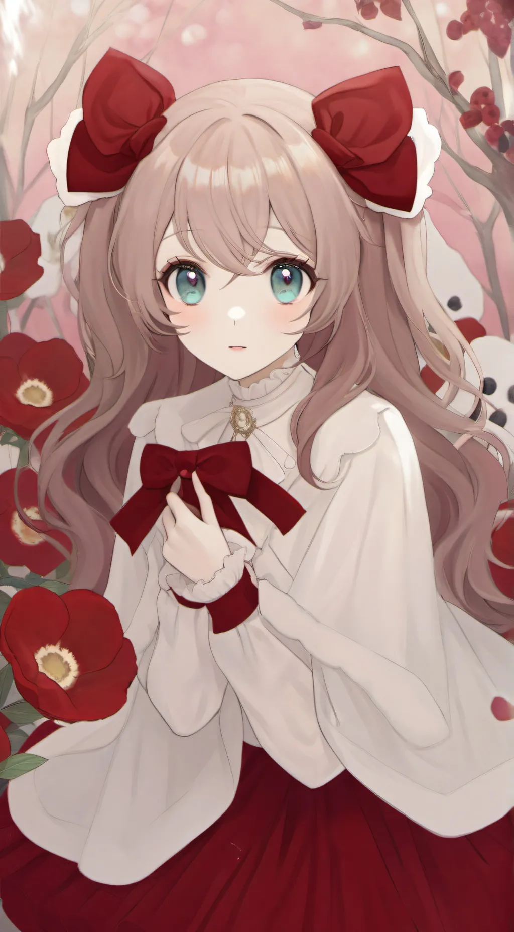 ai character: Вика background