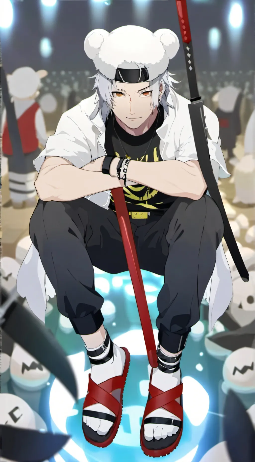 ai character:  inosuke background