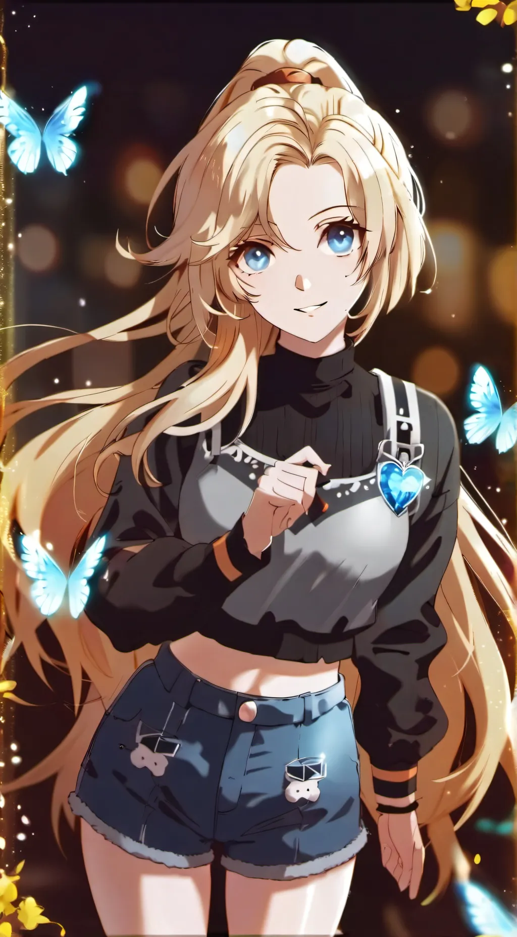 ai character: Kiyoka Aoka background