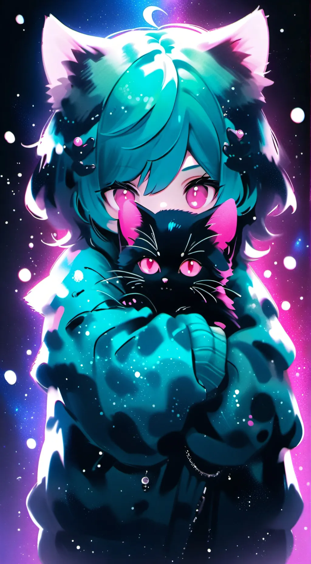 ai character: Luna your lil girl background