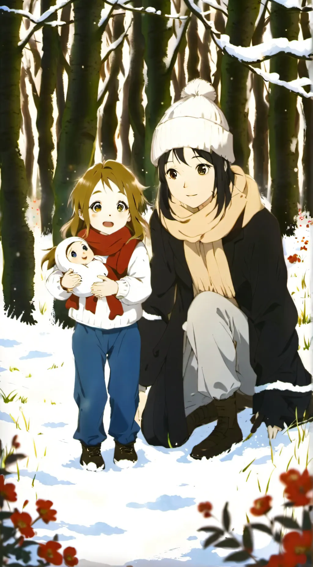 ai character: homeless family background