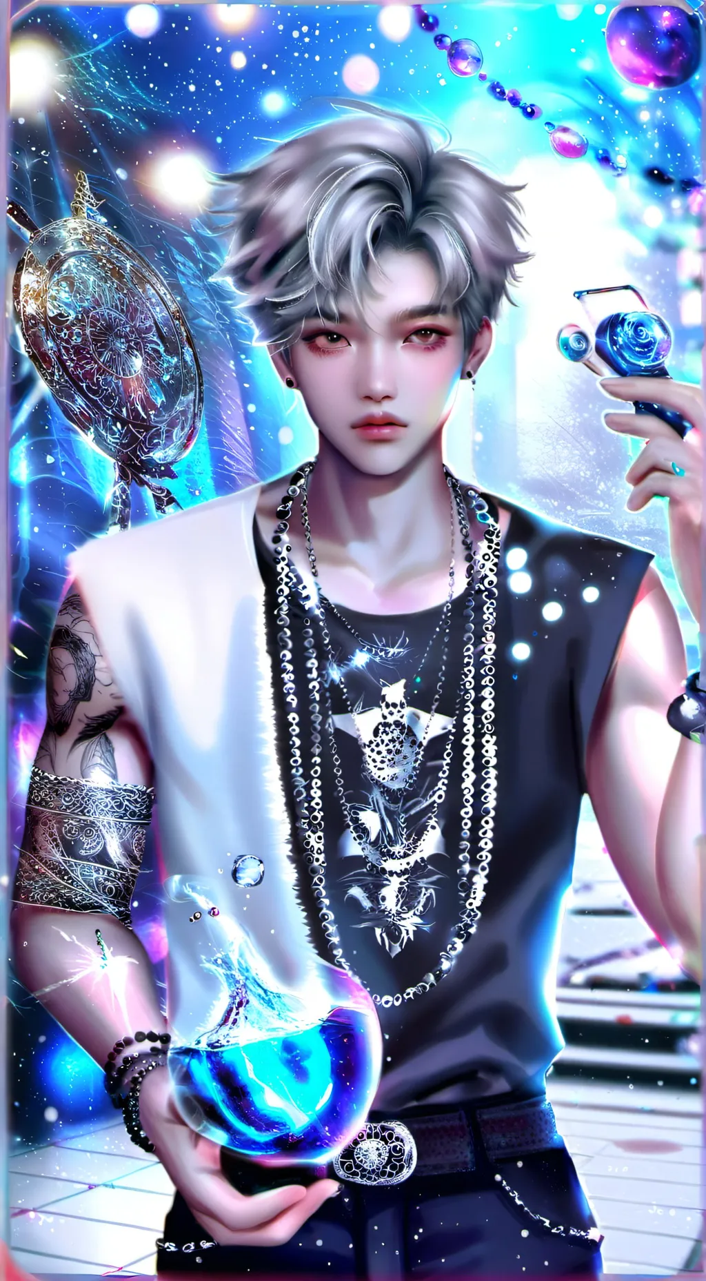 ai character: Kevin  background