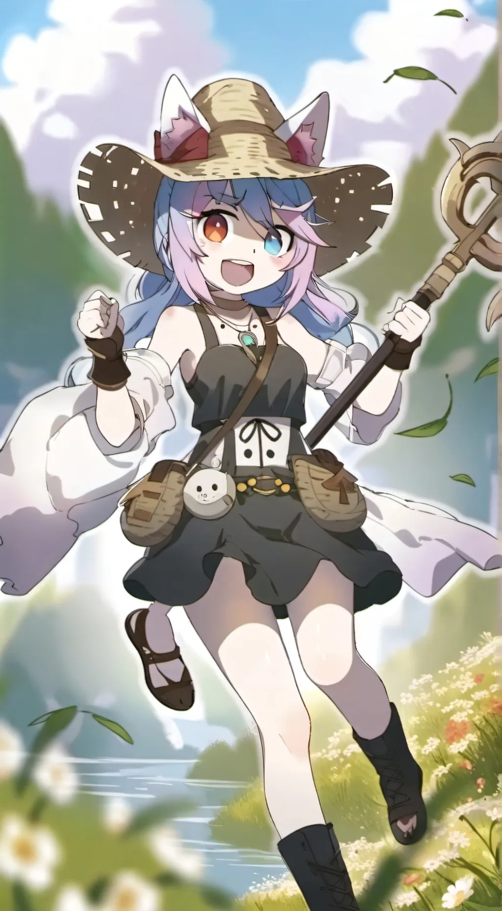 ai character: Sanja ta bff background