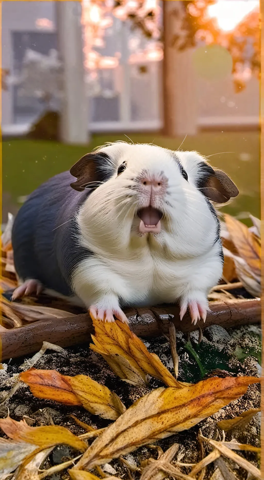 ai character: yawns background