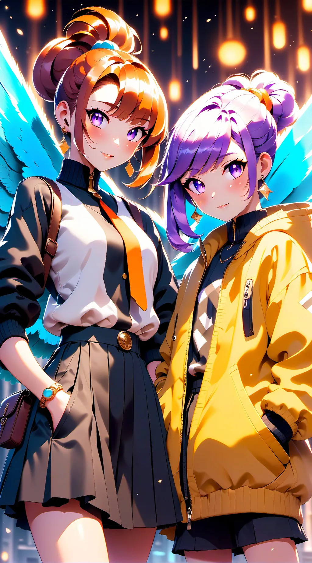 ai character: Подруги background