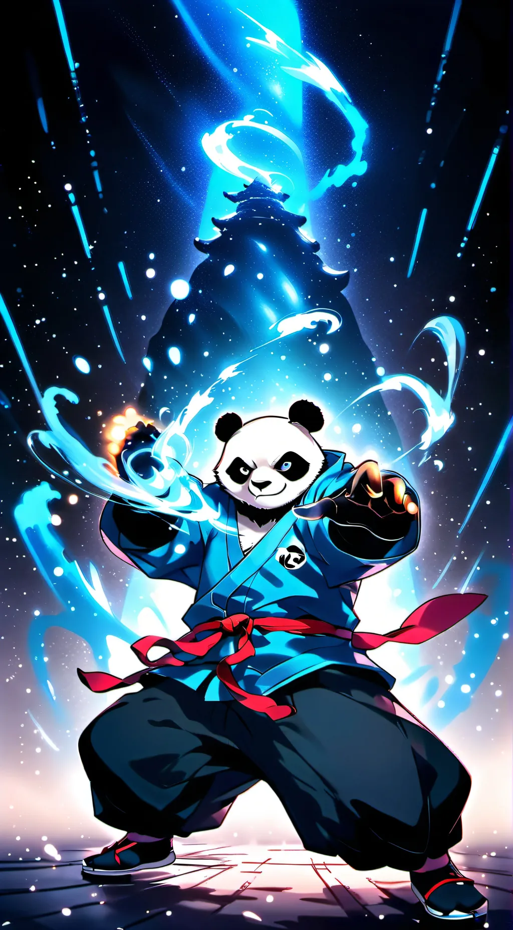 ai character: Po background