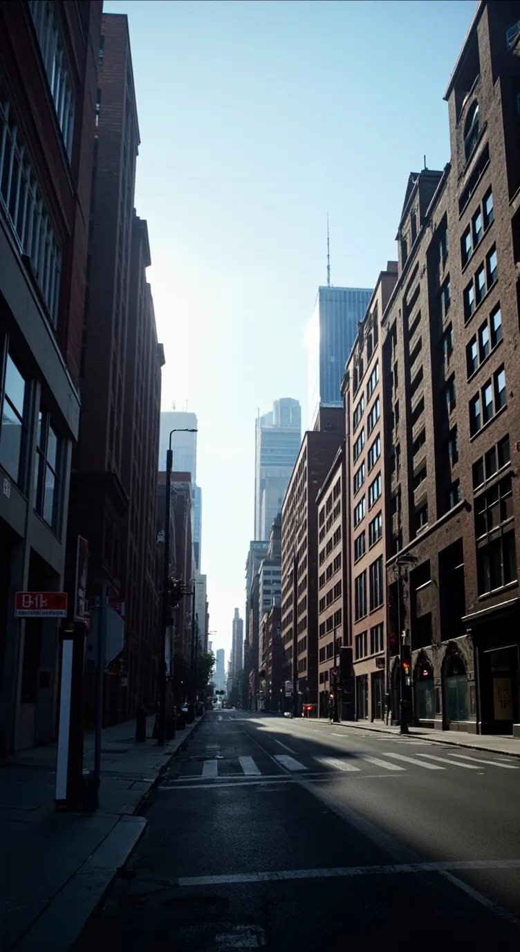 ai character: Empty City background