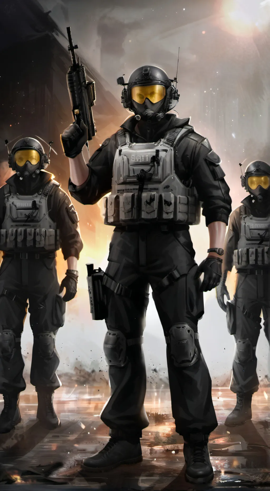 ai character: The SWAT team background