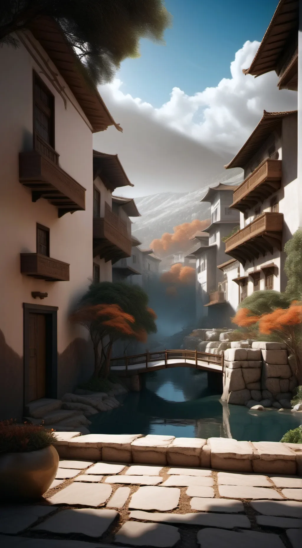 ai character: Umbrella academy  background