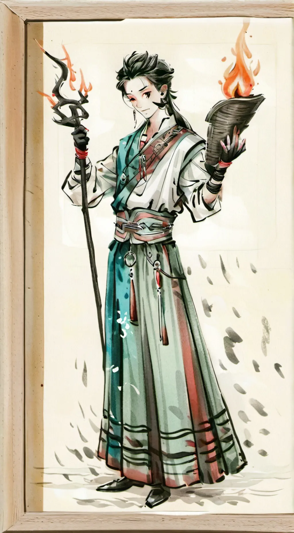 ai character: Death bot background