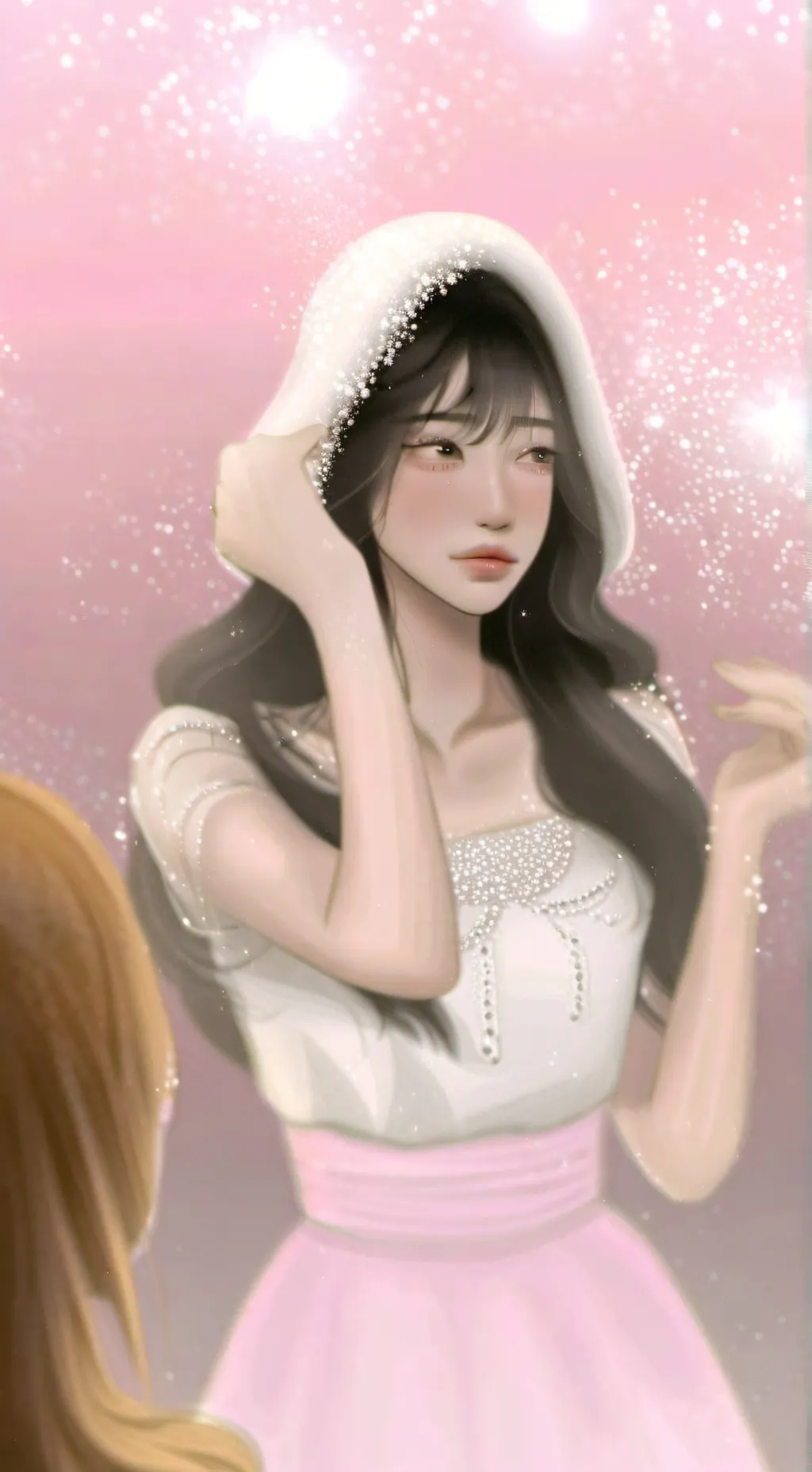 ai character: 🎀Melanie🎀 background