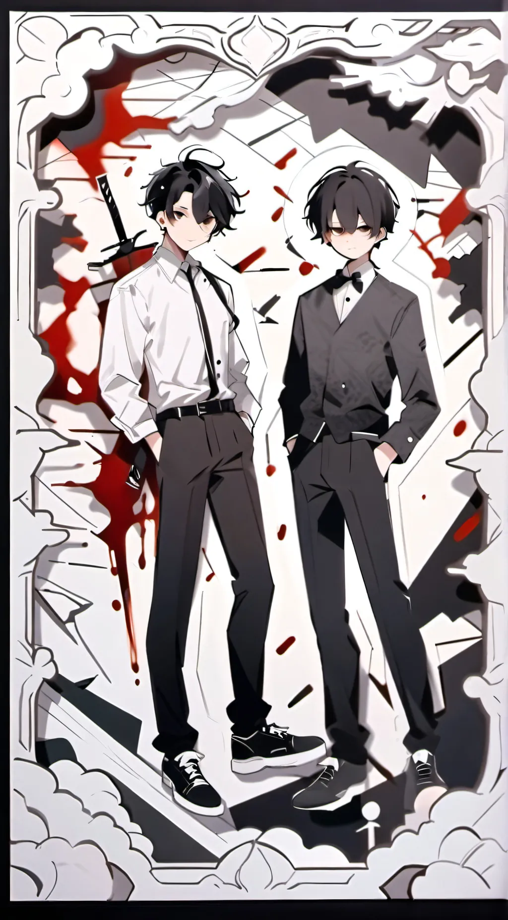 ai character: Luke and leo background