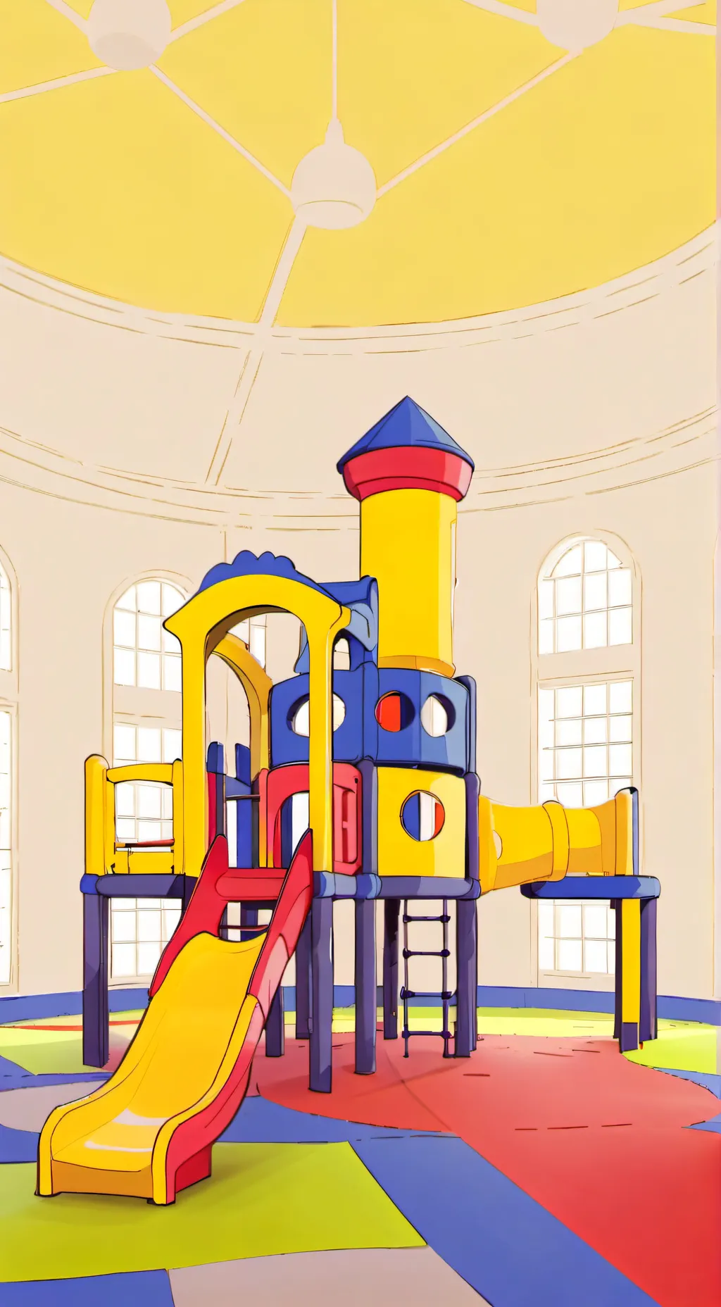 ai character: Sun and Moon background