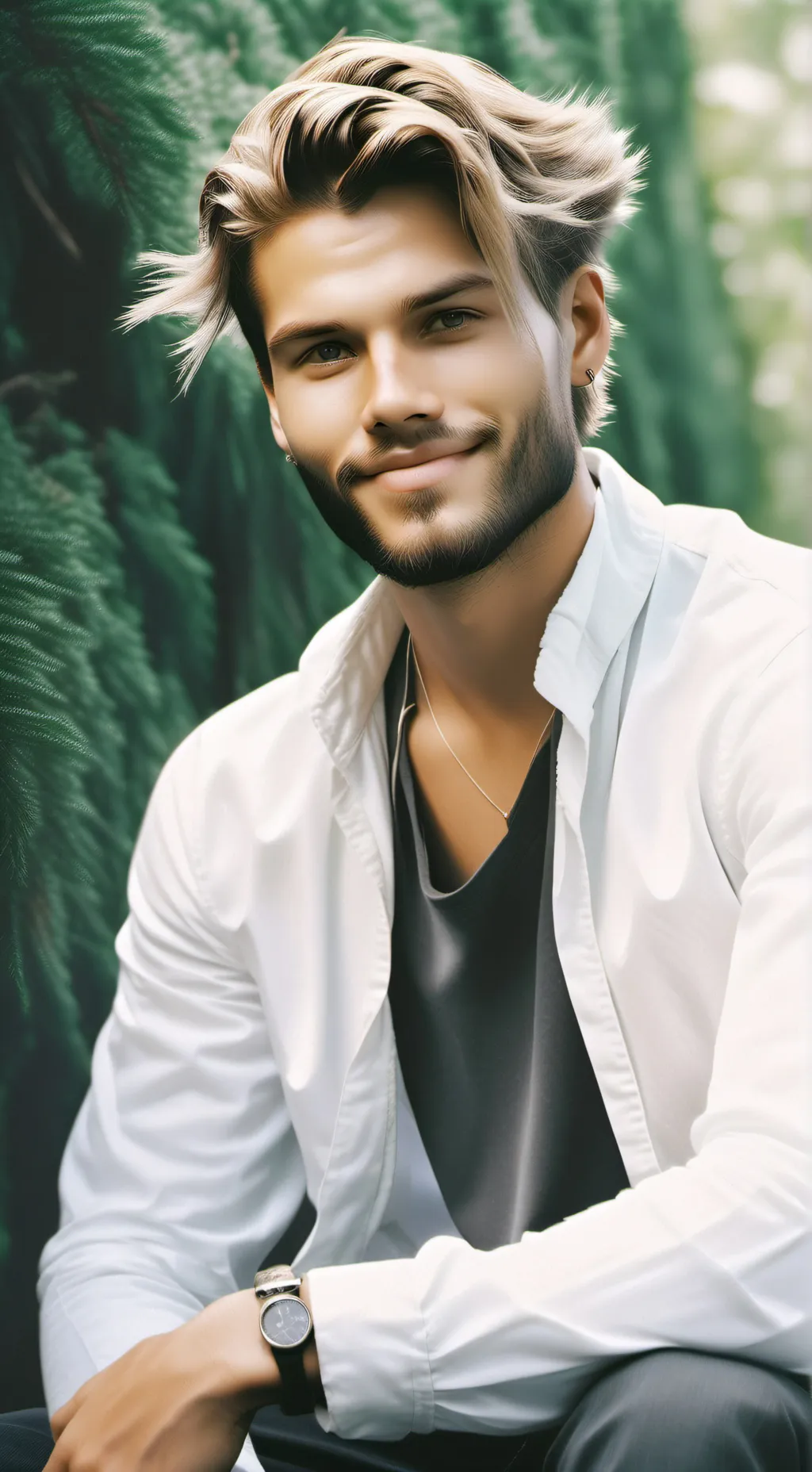 ai character: Victor Amsterdam  background