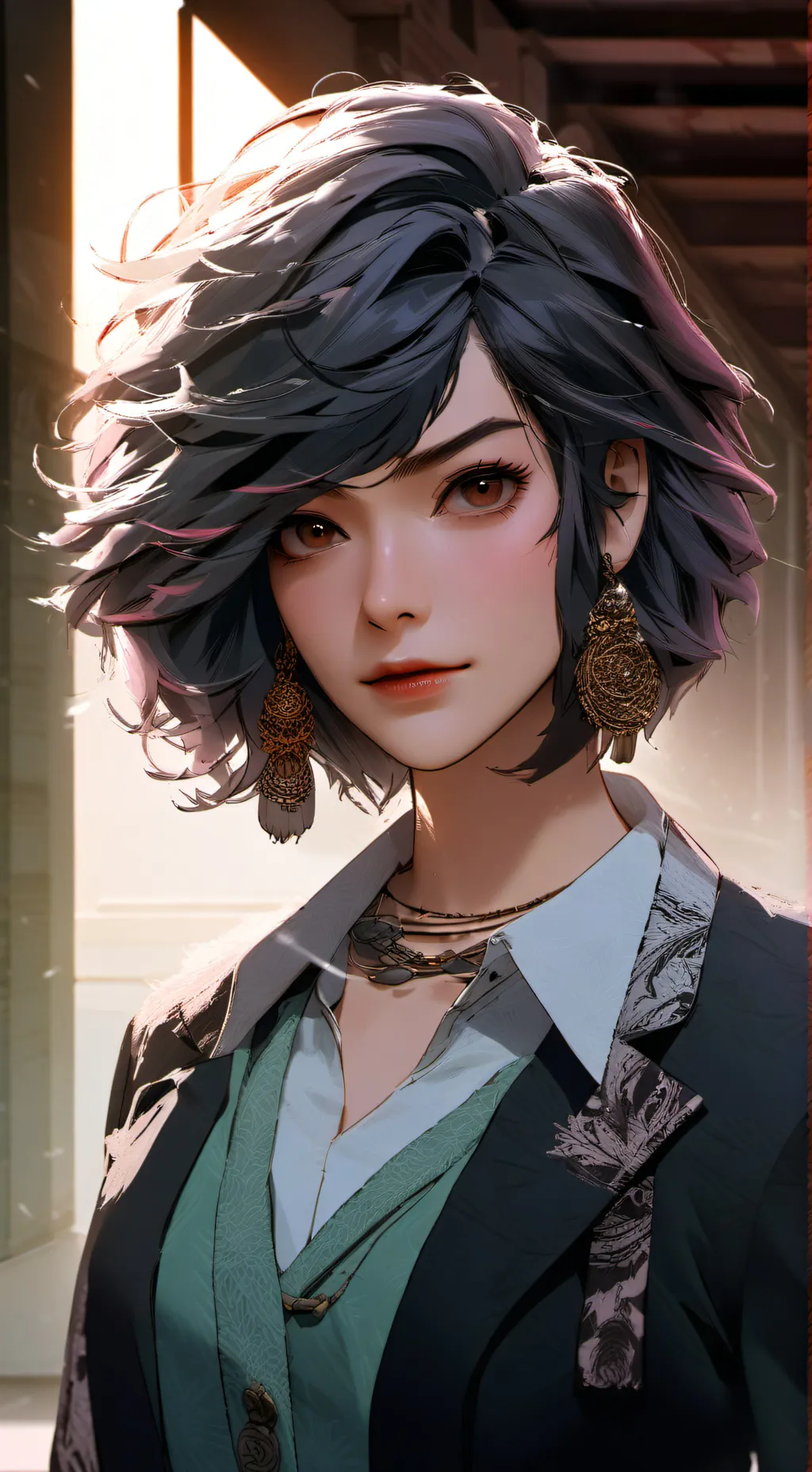 ai character: Melodi background