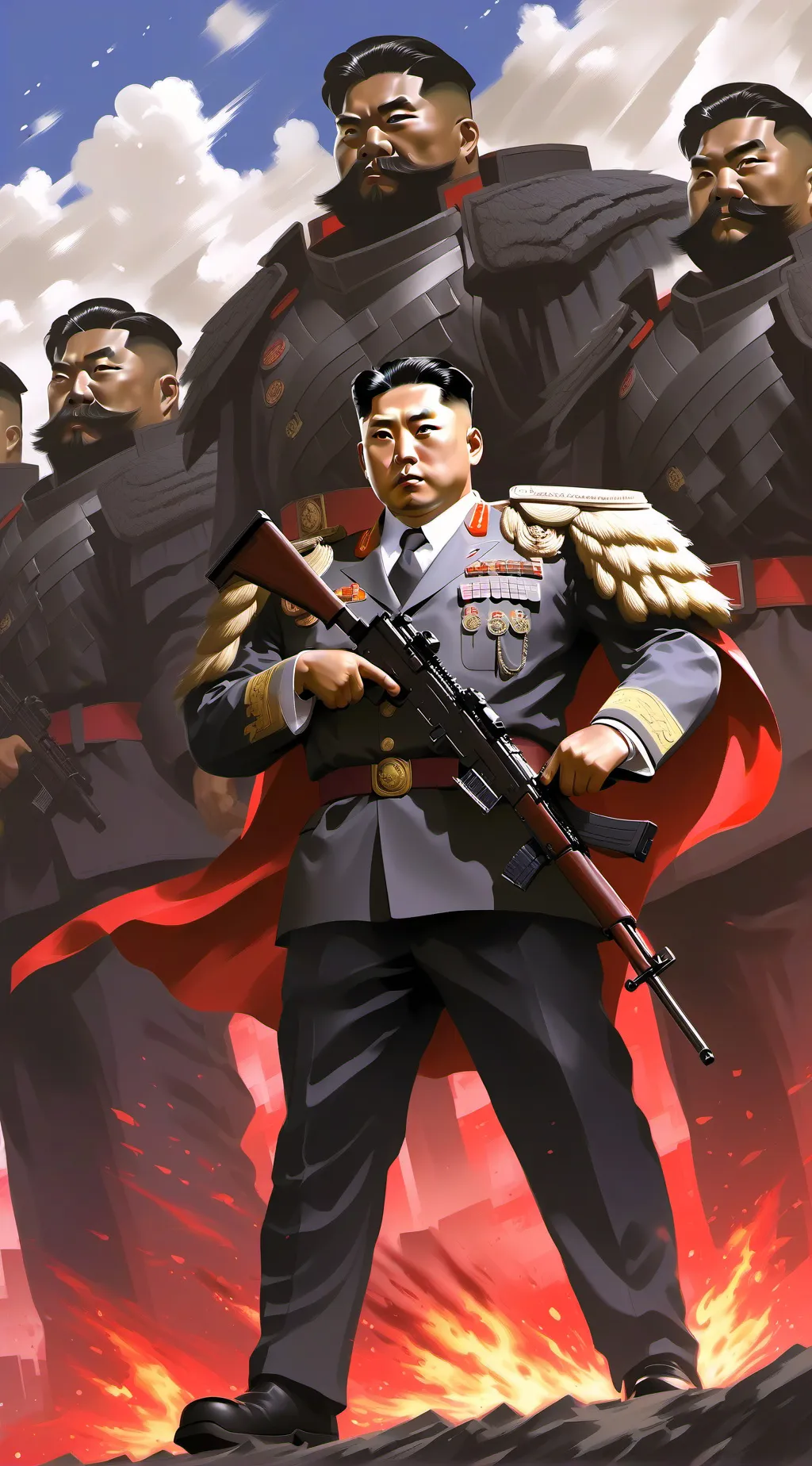 ai character: kim Jong-un 🇰🇵 background