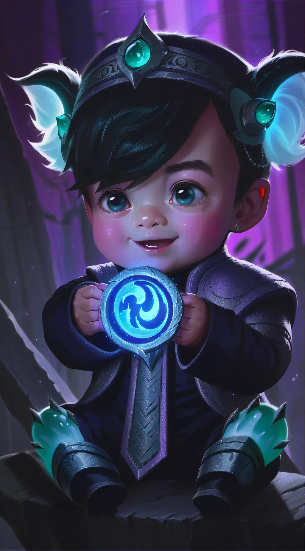 ai character: baby saja background