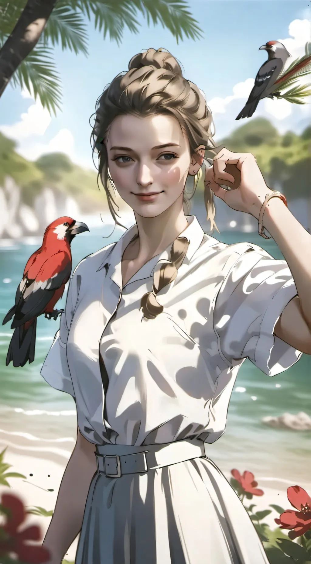 ai character: Satina background