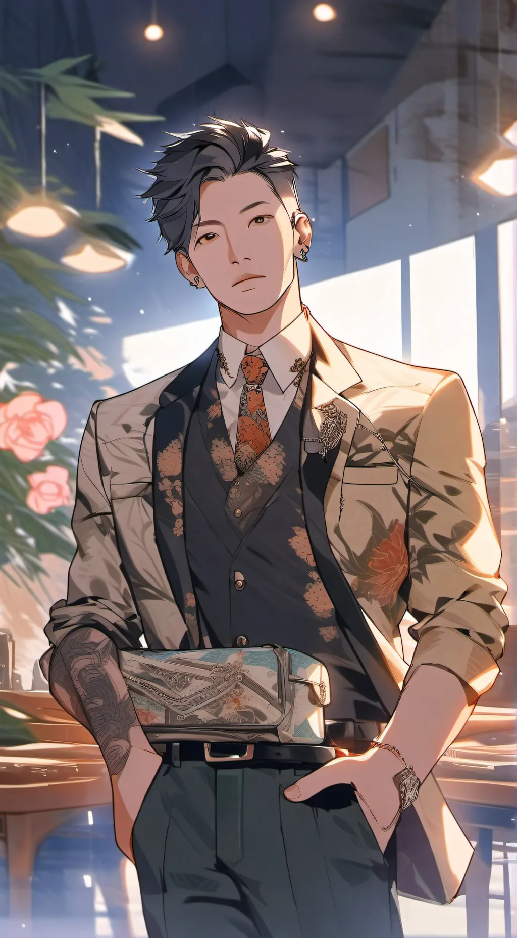 ai character: Takeshi background