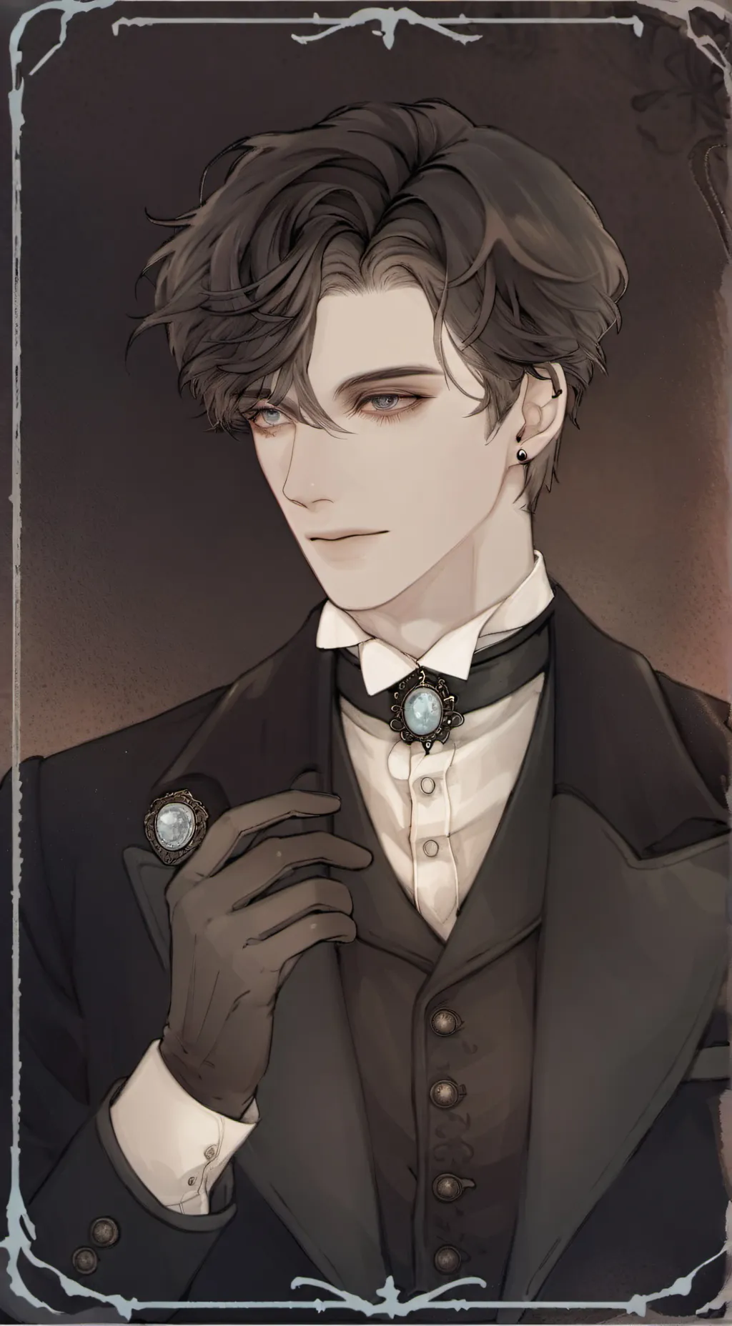 ai character: ♤Lord Cedar Gray♤ background