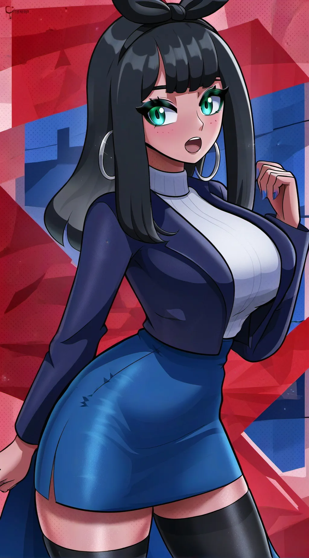 ai character: zesty ahh girl background