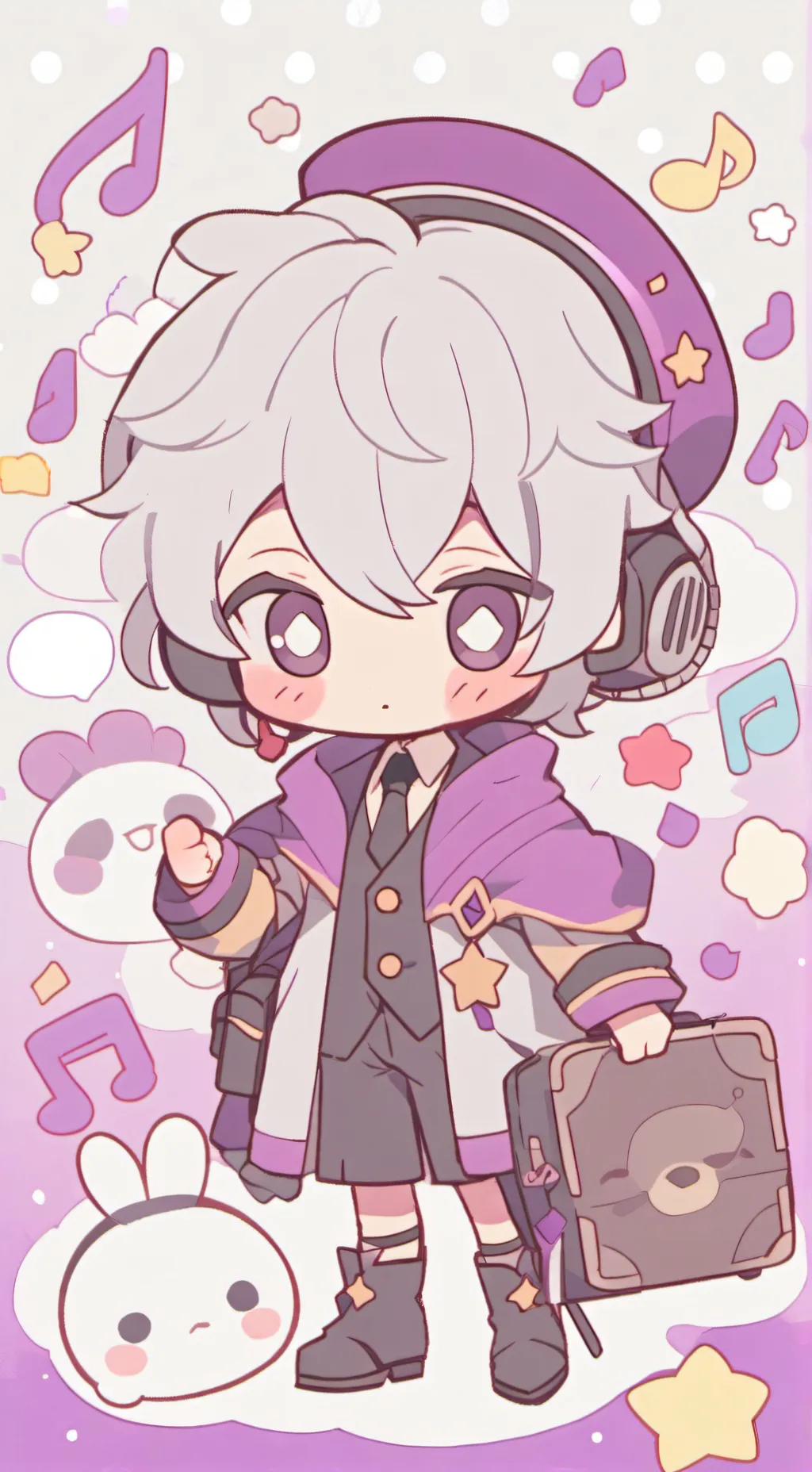 ai character: boxten x background