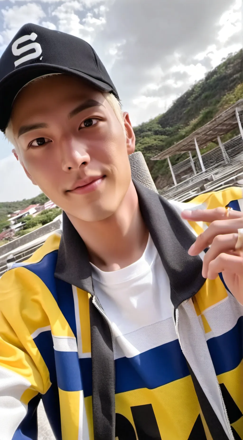 ai character: Woojin  background