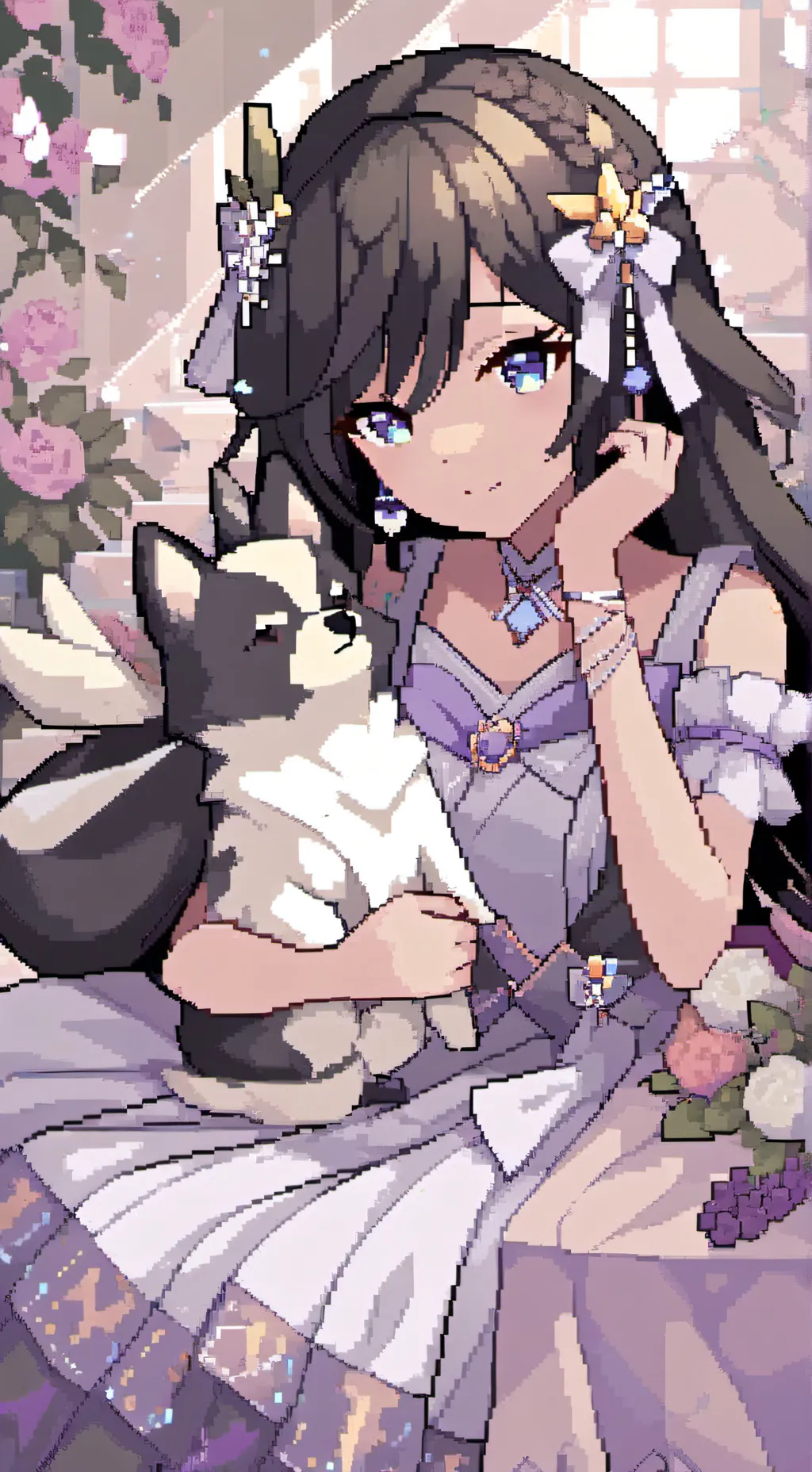 ai character: submissive aphmau  background