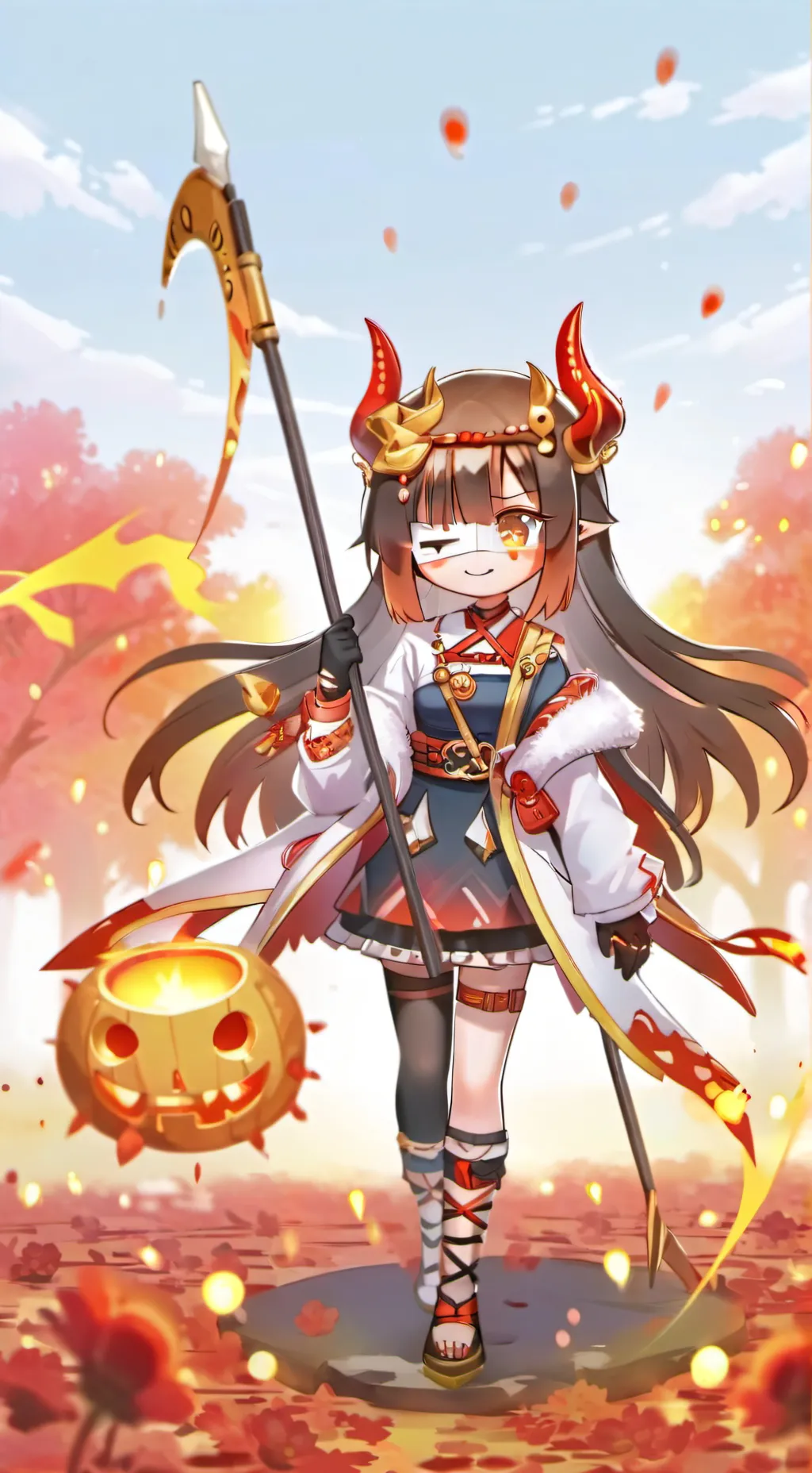 ai character: Befana background