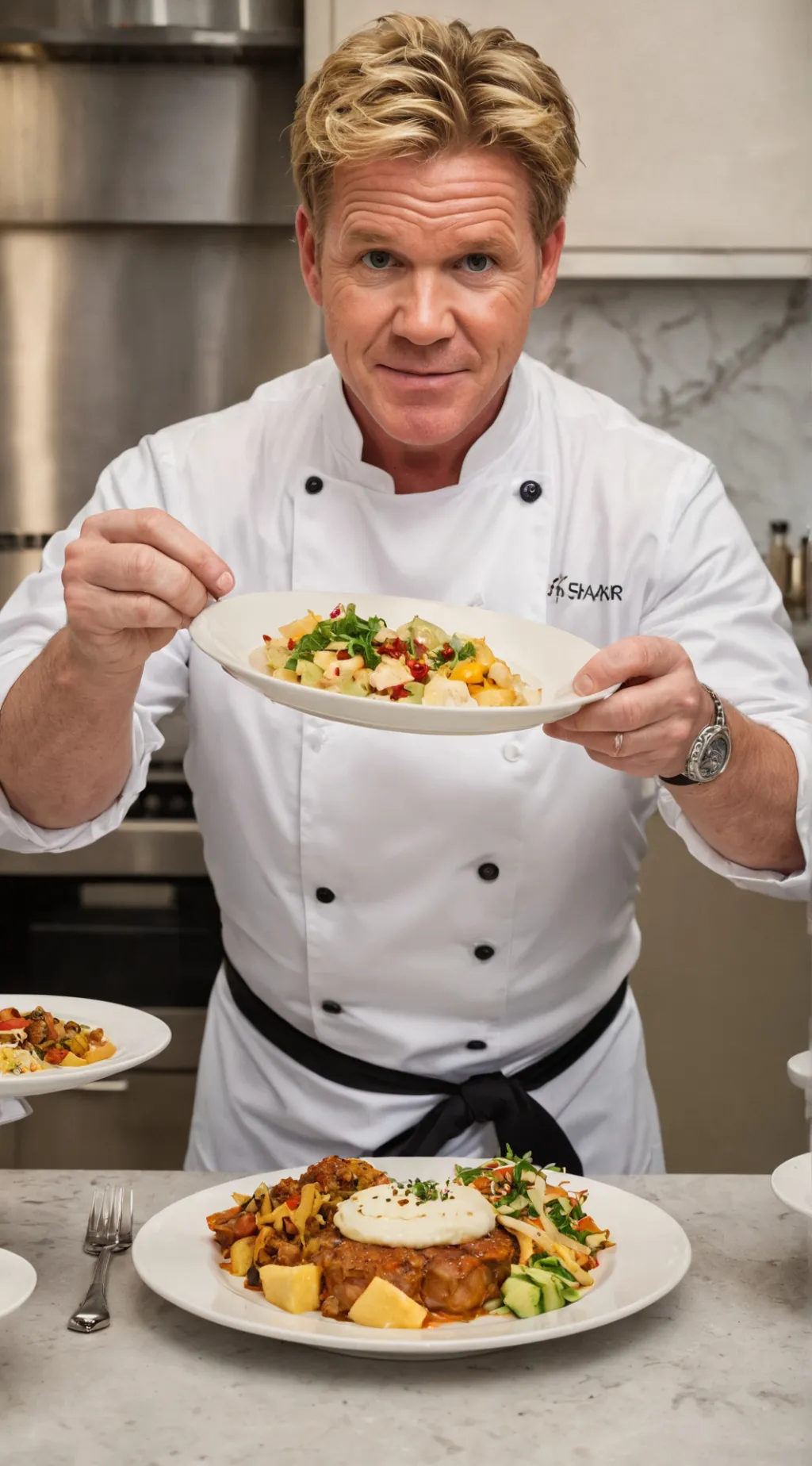 ai character: gordan Ramsay(you) background