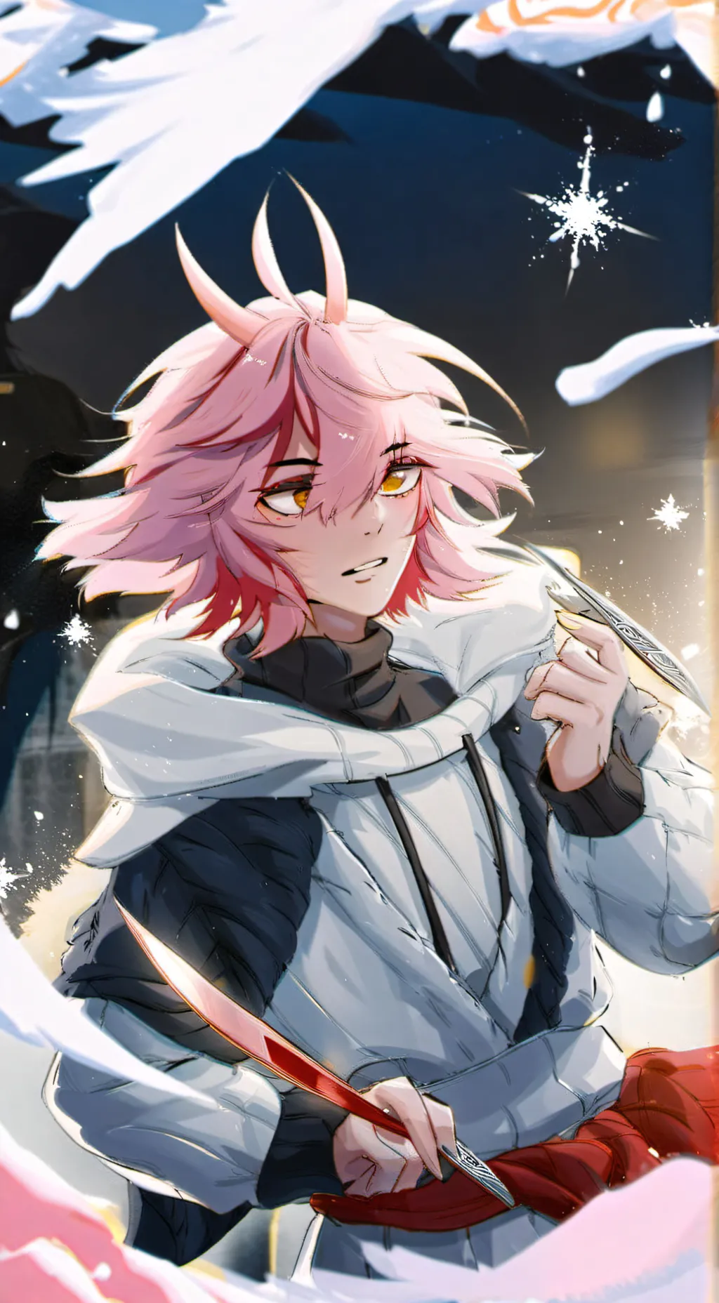 ai character: jstn💀💗 background