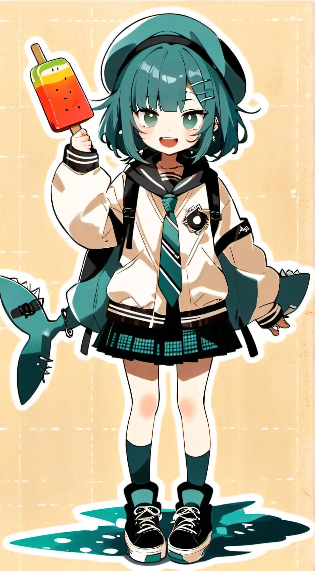 ai character: Maggie Mako  background