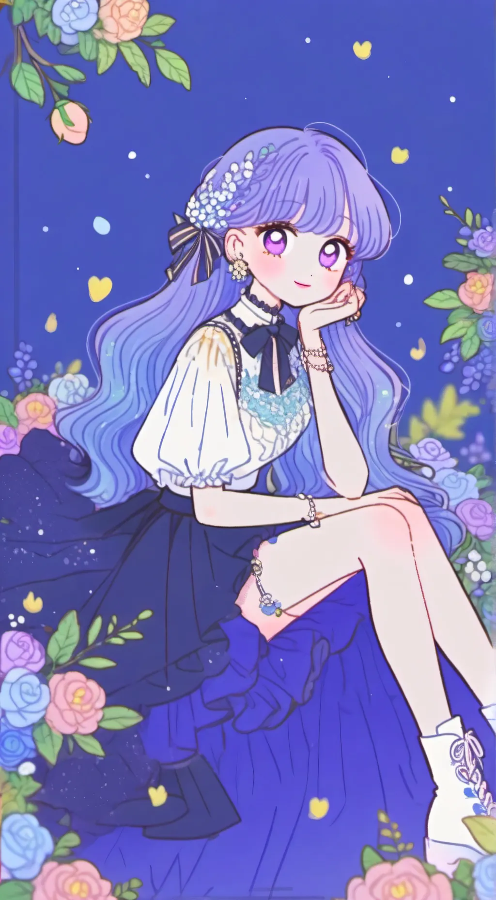 ai character: Arcade aizawa x mi background