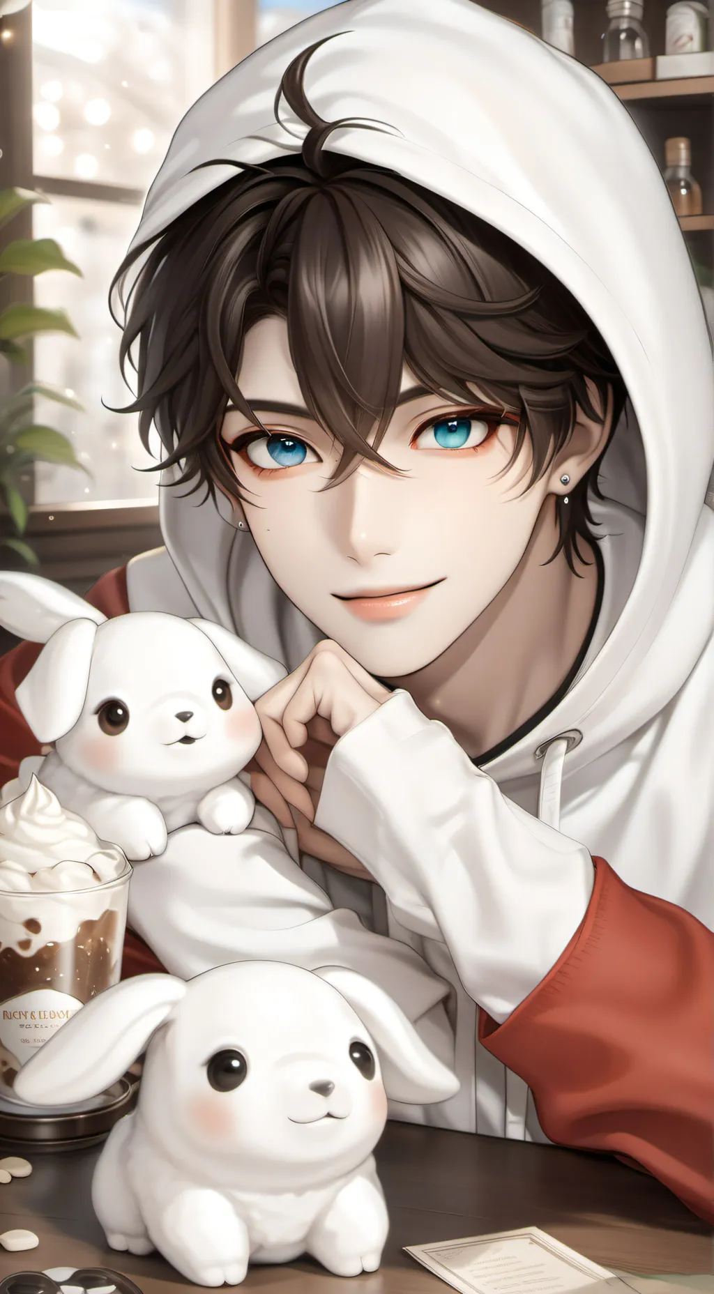 ai character: The Optimistic Fanboy background