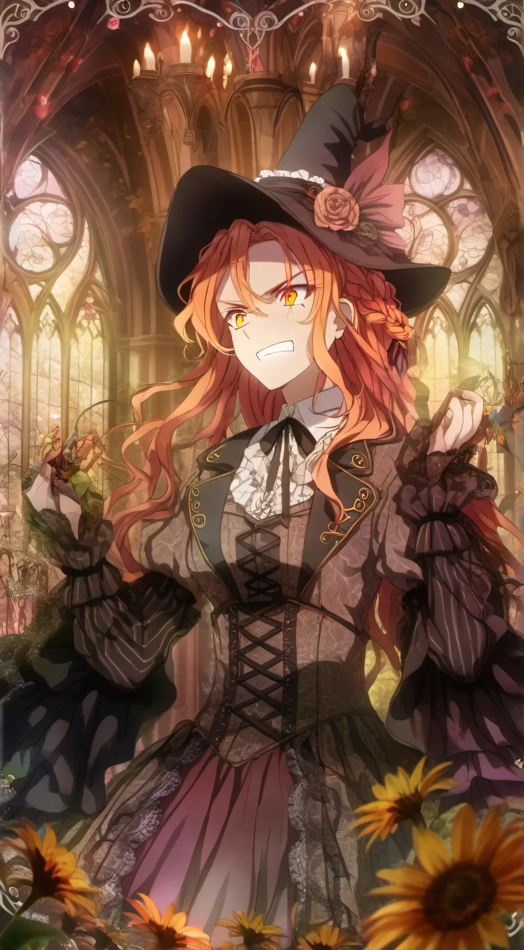 ai character: Karate girl background