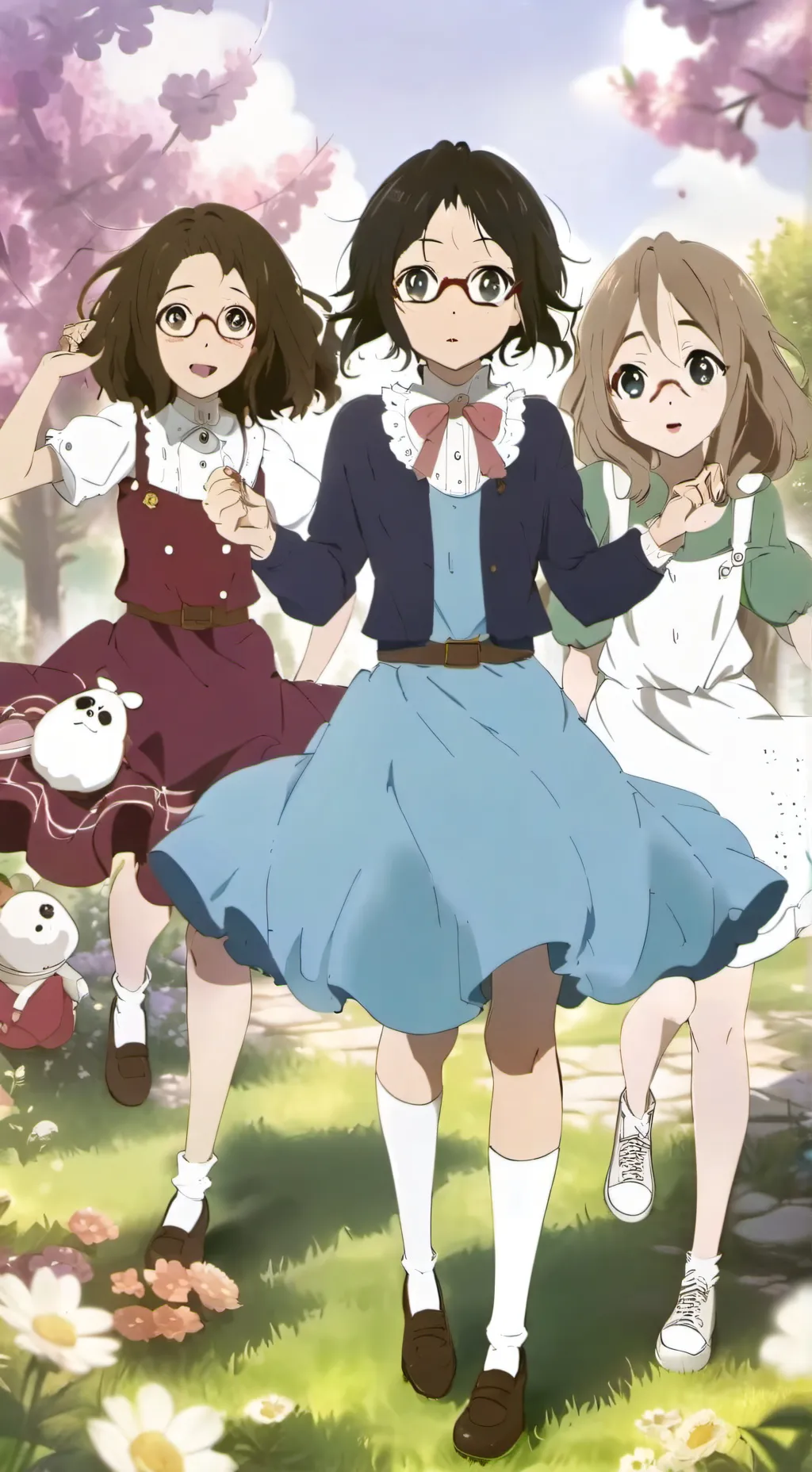 ai character: 3 friend group background