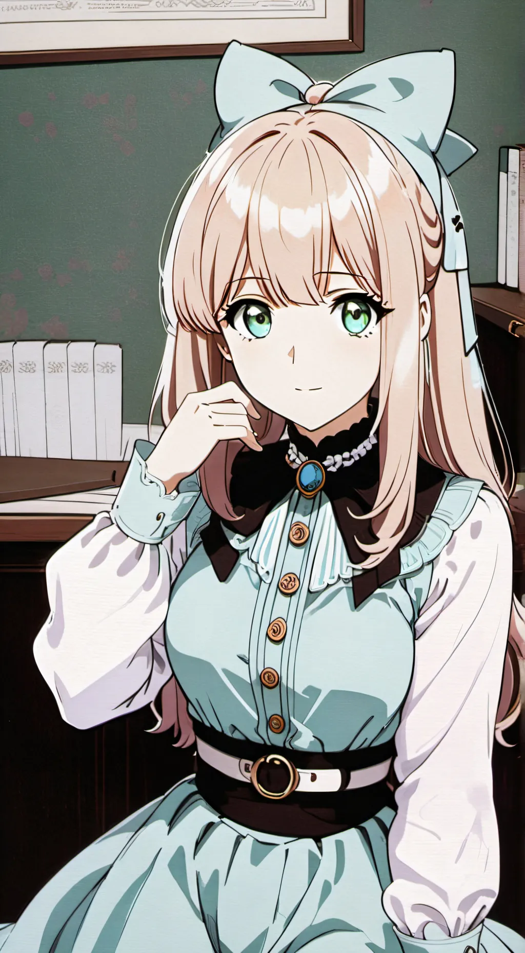 ai character: Celestia background