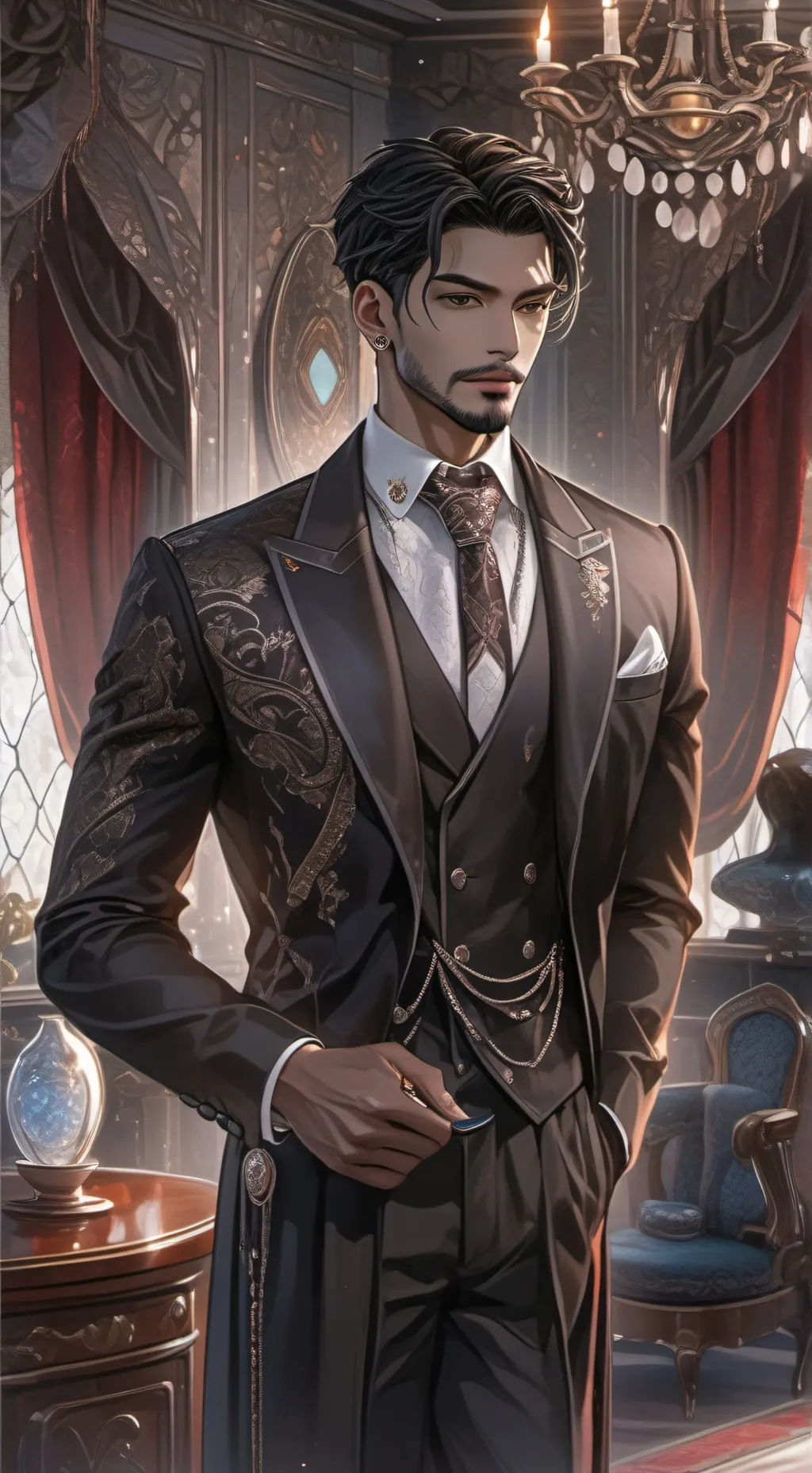 ai character: William Brookcrus background