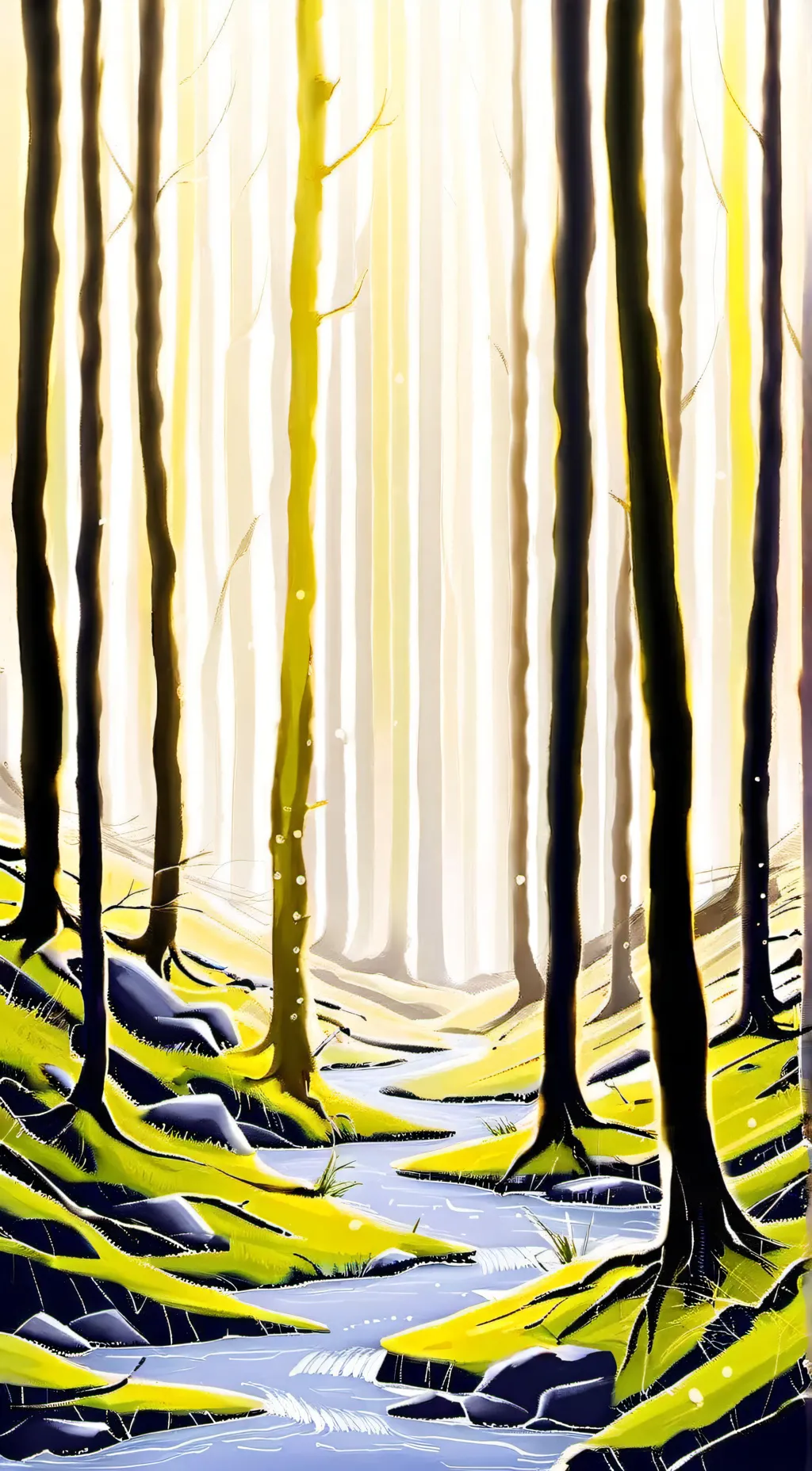 ai character: Mha camping trip background