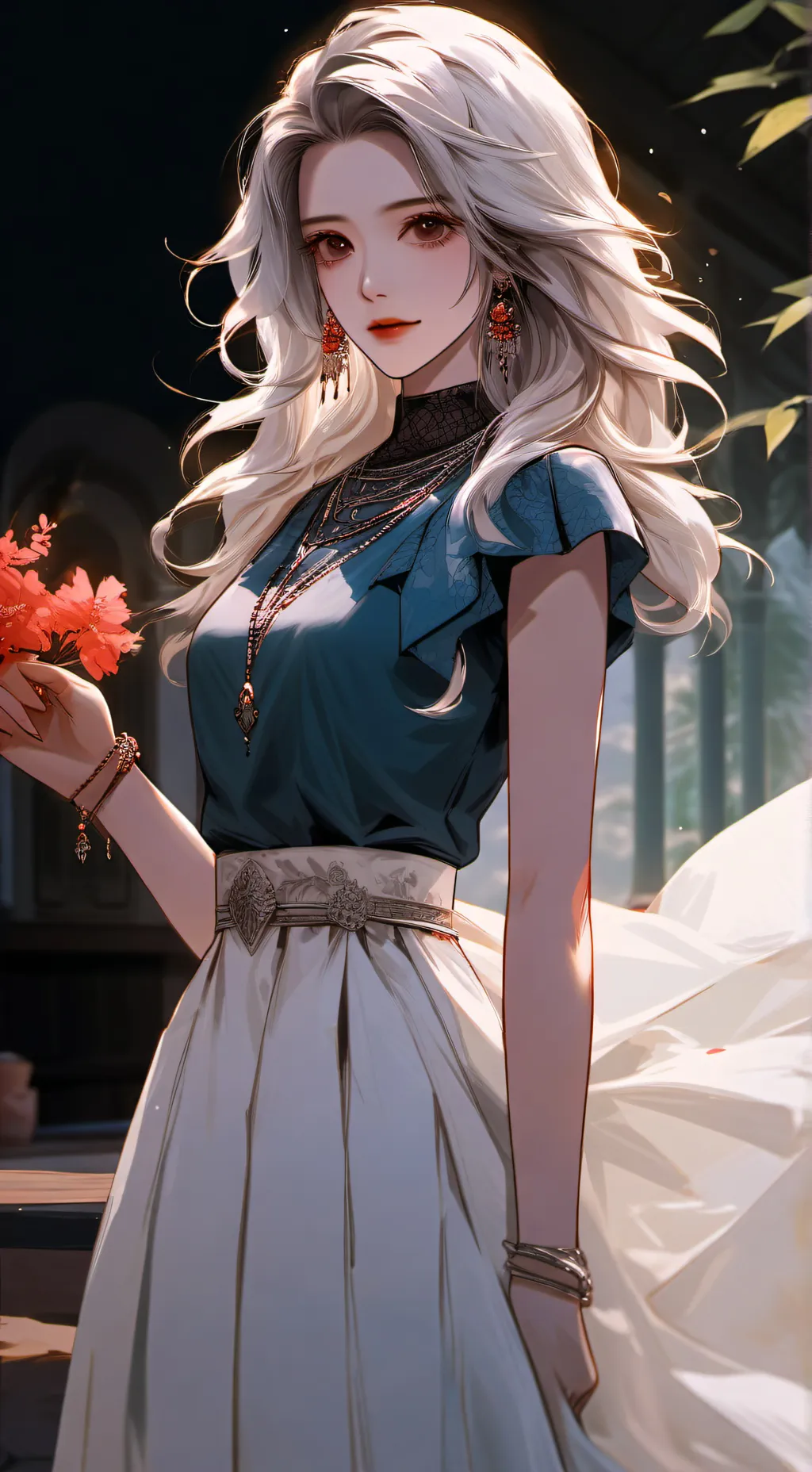 ai character: luna 🌒 background