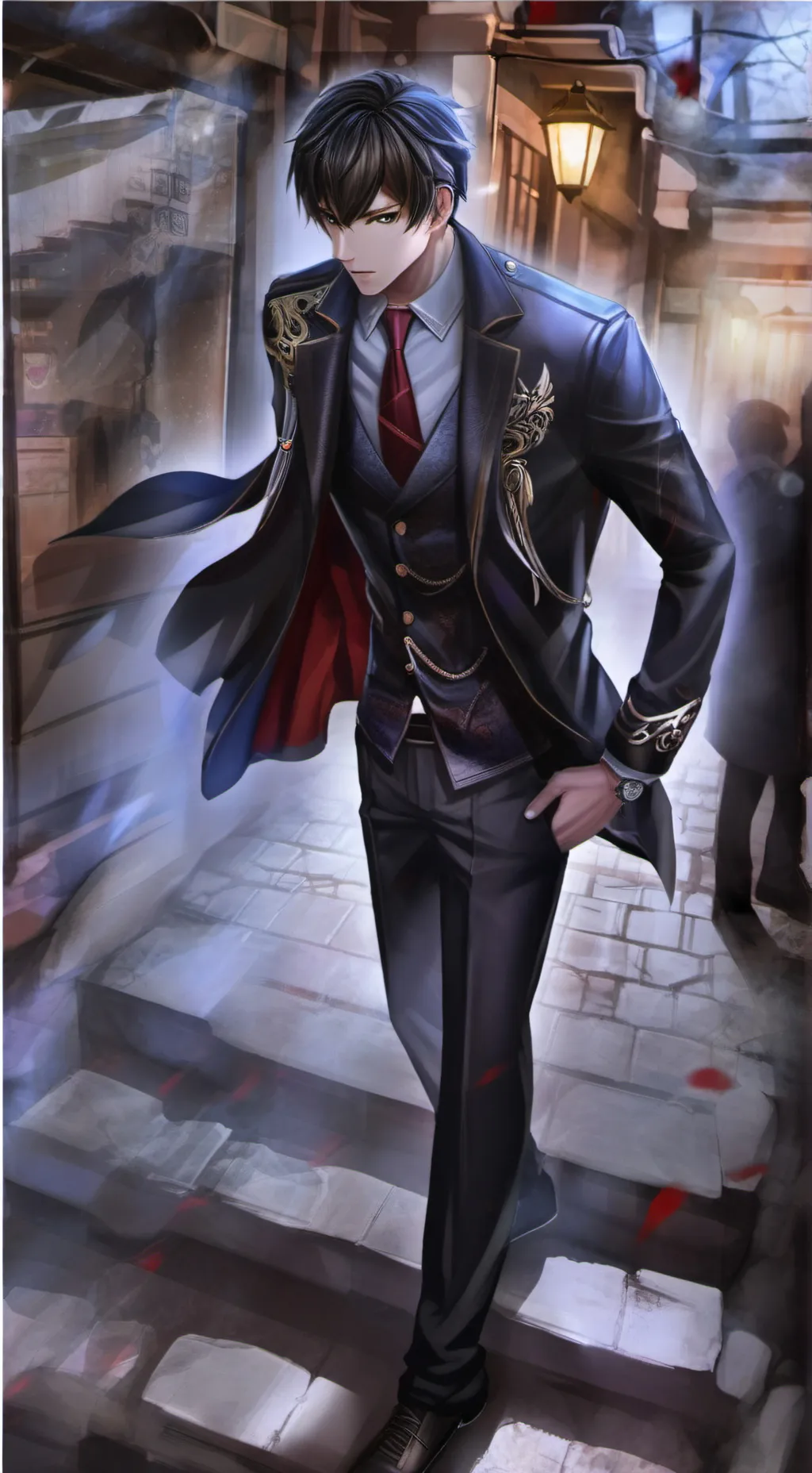 ai character: Kim Leo  background