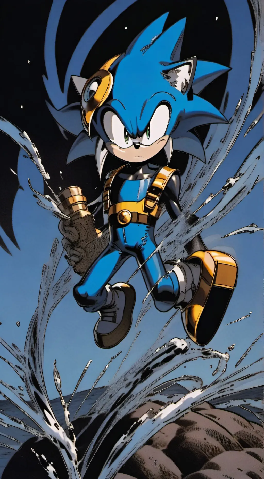 ai character: sonic background