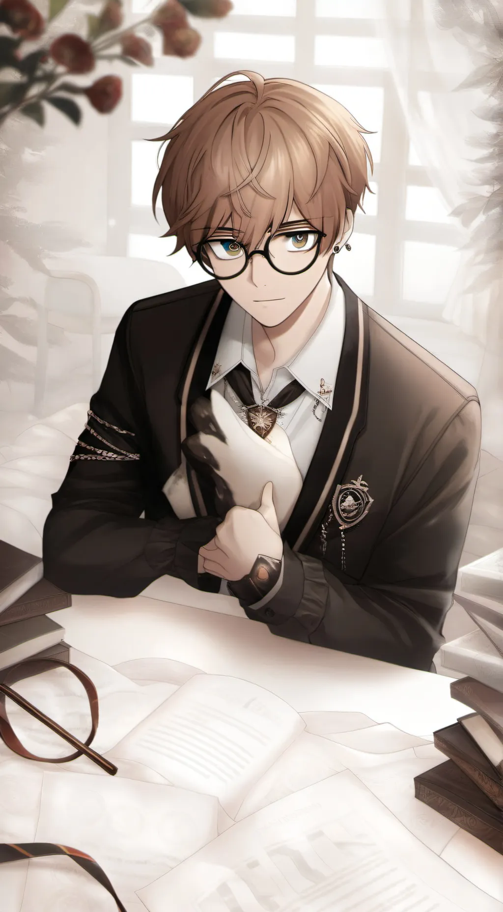 ai character: Luke(From my ocs) background