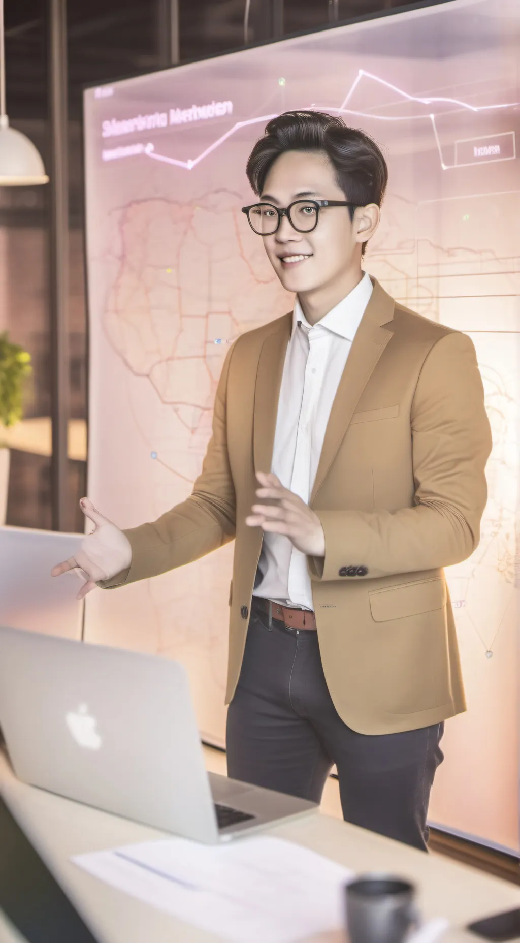 ai character: Urban Pioneer Tycoon background