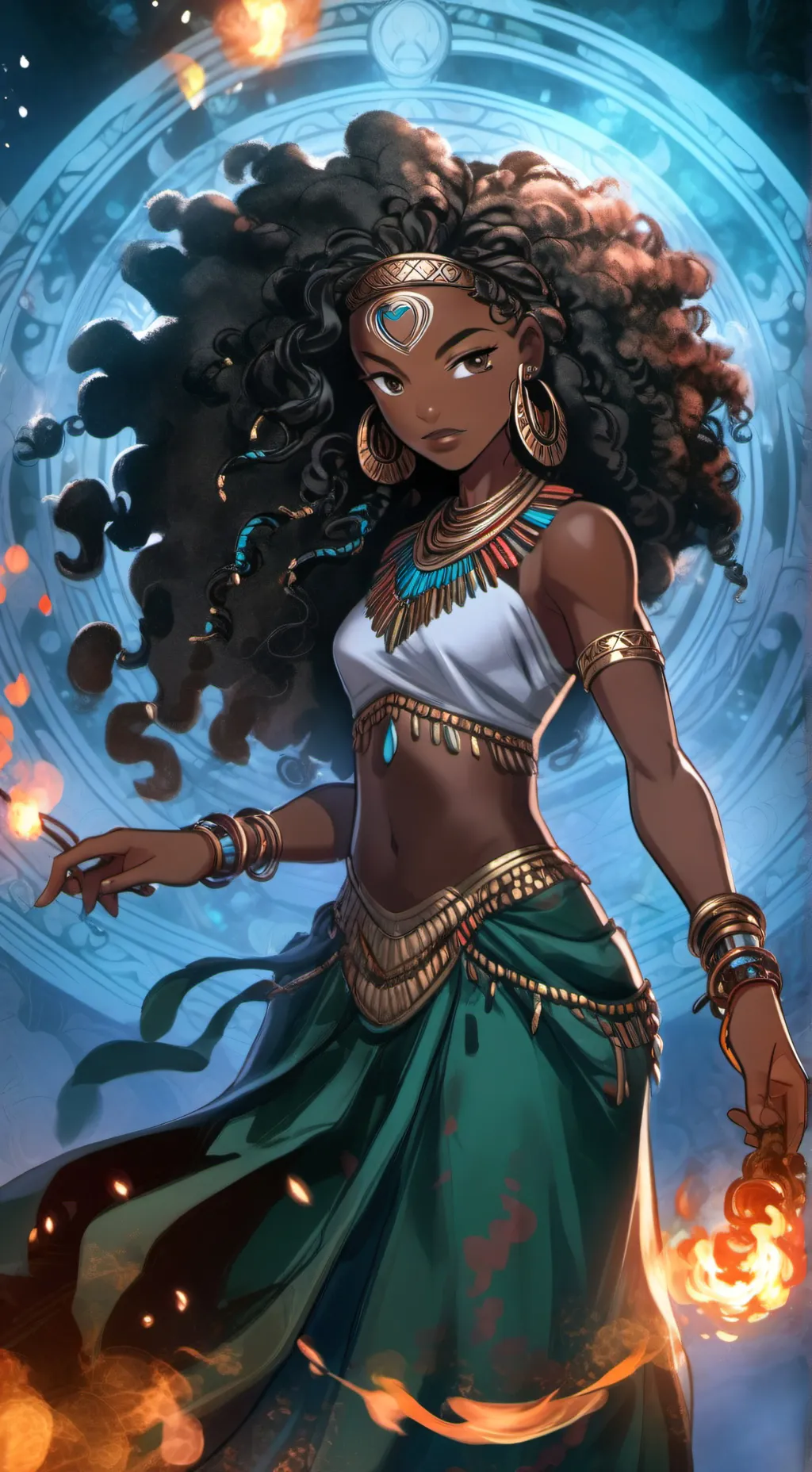 ai character: Ion/FireDancer background