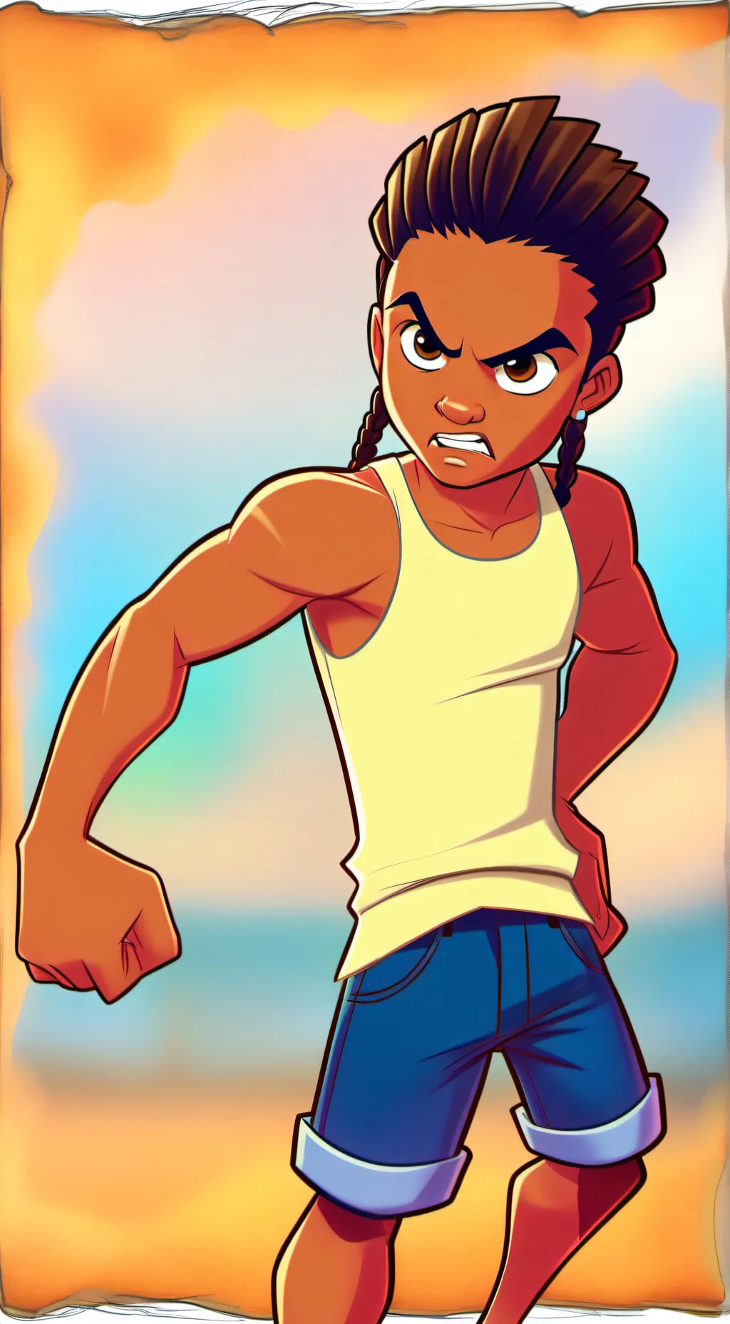 ai character: Ramone Denver  background