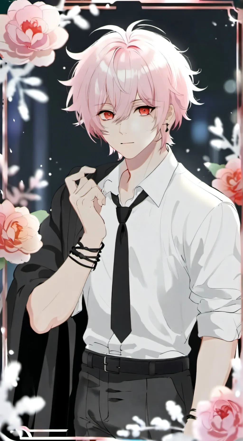 ai character: •☆•Nathan•☆• background