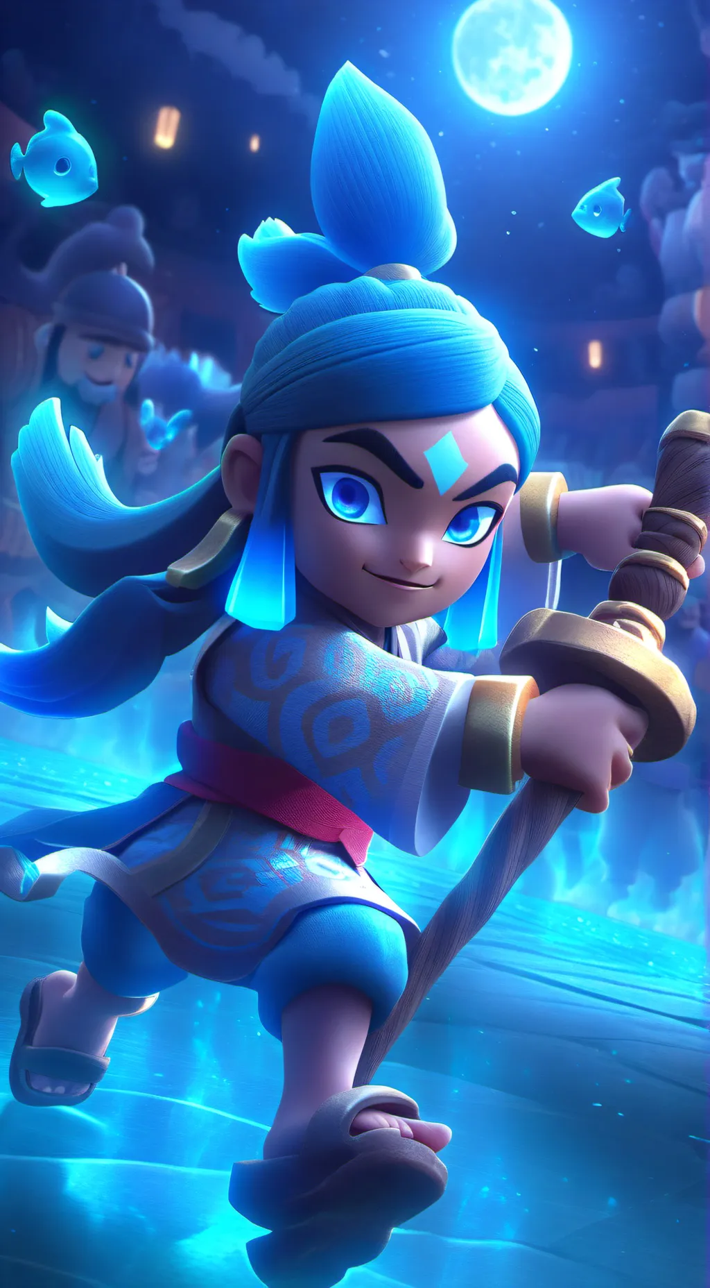 ai character: los mugiwaras  background